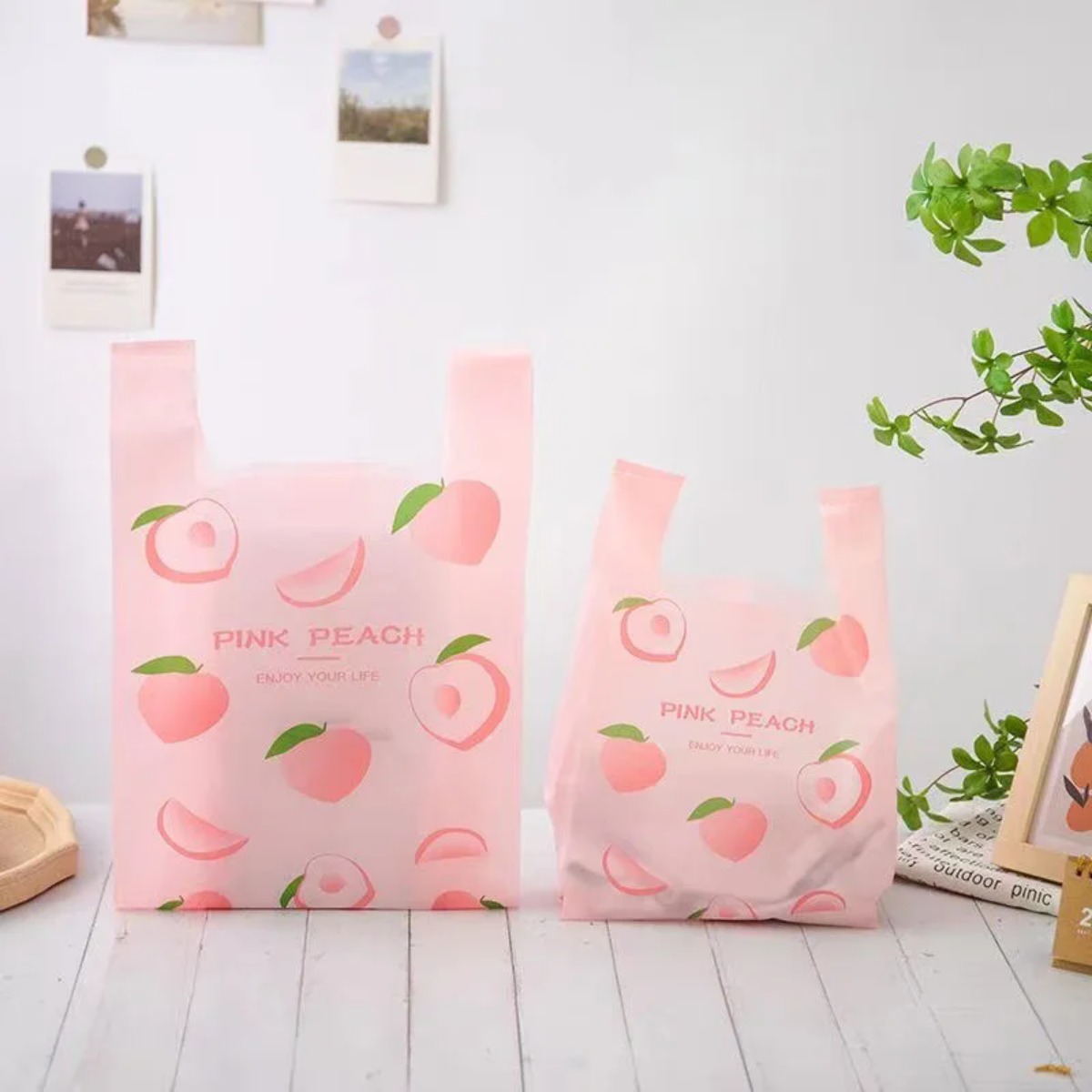 Event Party Shop - 50PCS Cute Fruit Pattern Plastic Bag