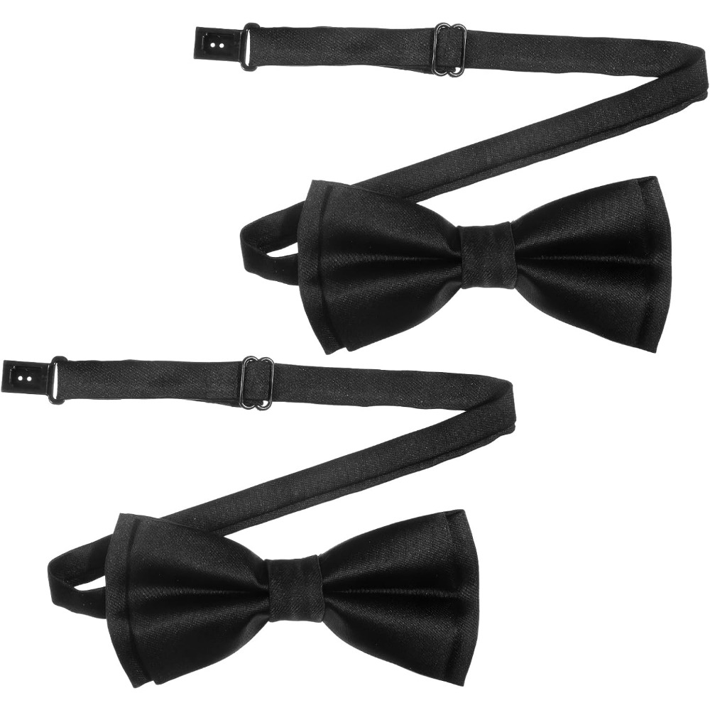 Event & Party Supply - Men's Bow Ties, 2-Pack Solid Color