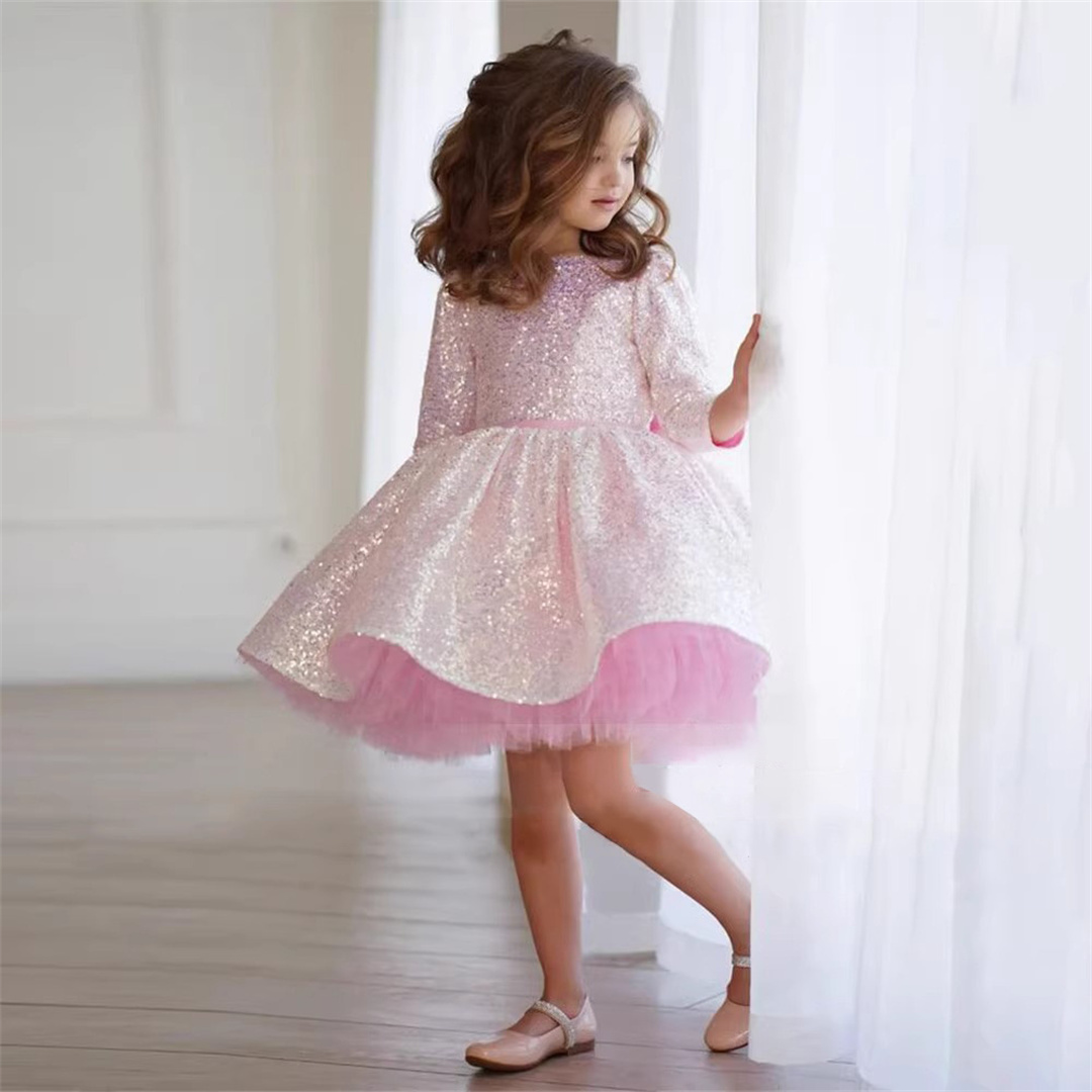 Glitter Pink Girl Dress Knee L - Birthday Sash Glitter review and price