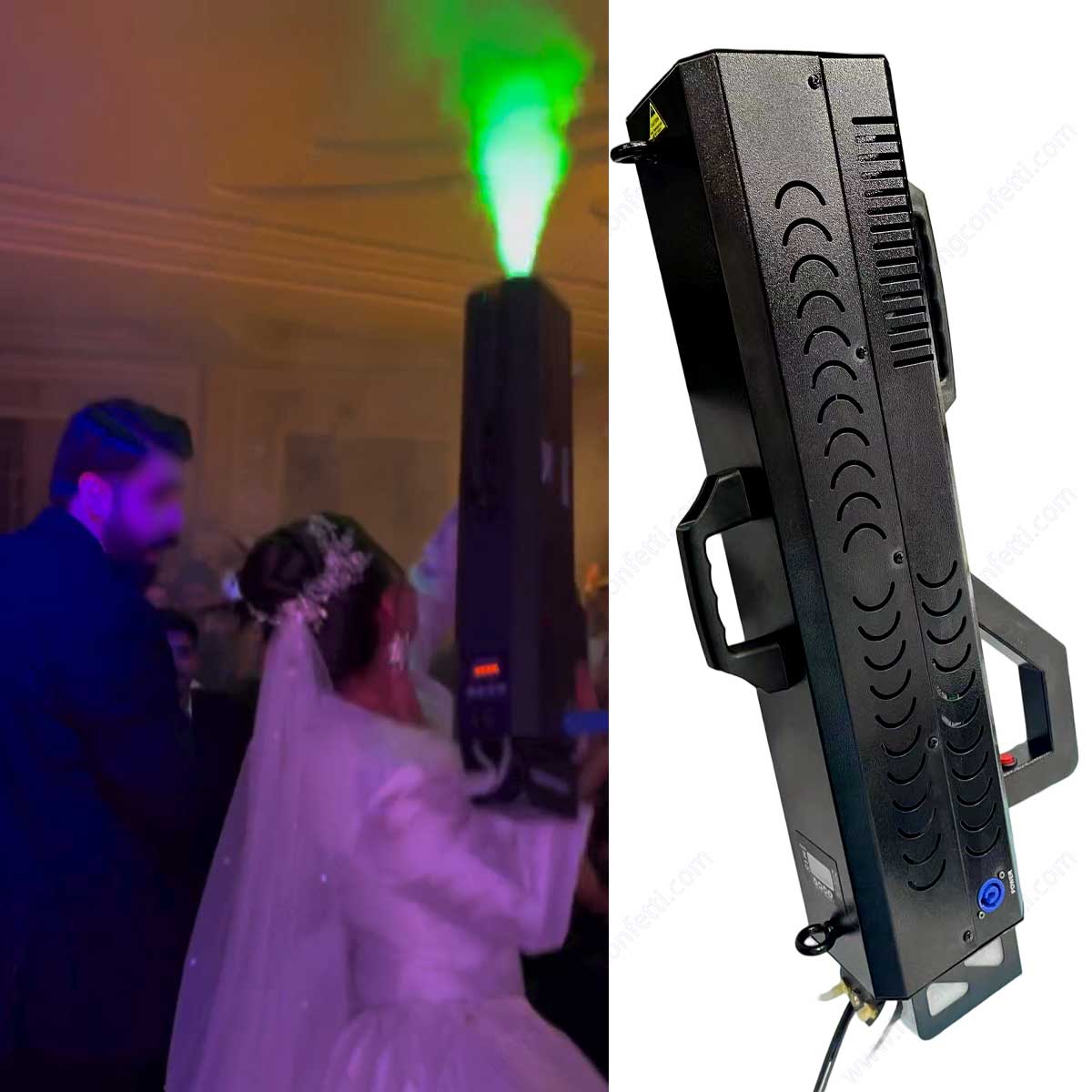 Fog Gun Machine Spray Portable - Confetti Cannon Tube review and price