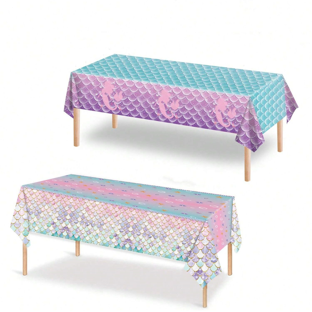 1pc Disposable PE Plastic Tabl - Table Cloth Disposable review and price