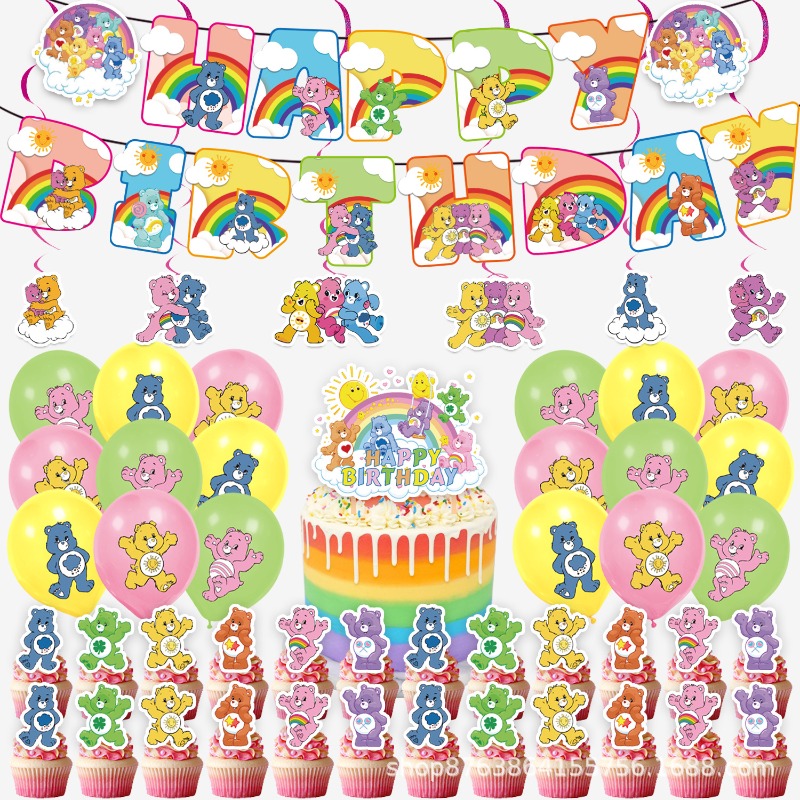 New Cute Cartoon Care Bears Th - Event Supplies review and price