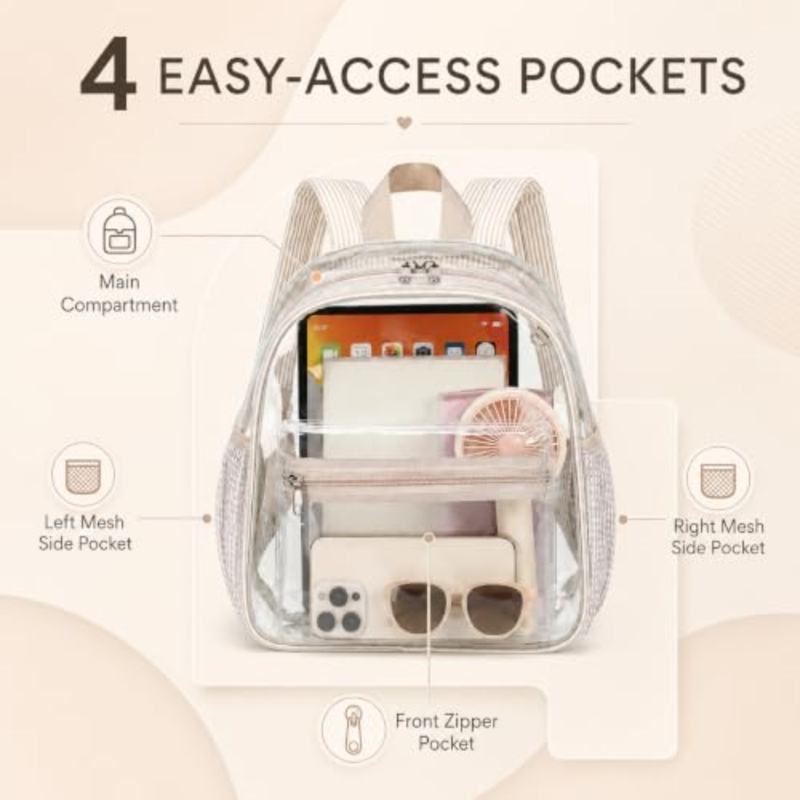 Mini Clear Backpack for Stadiu - Event & Party Supply review and price