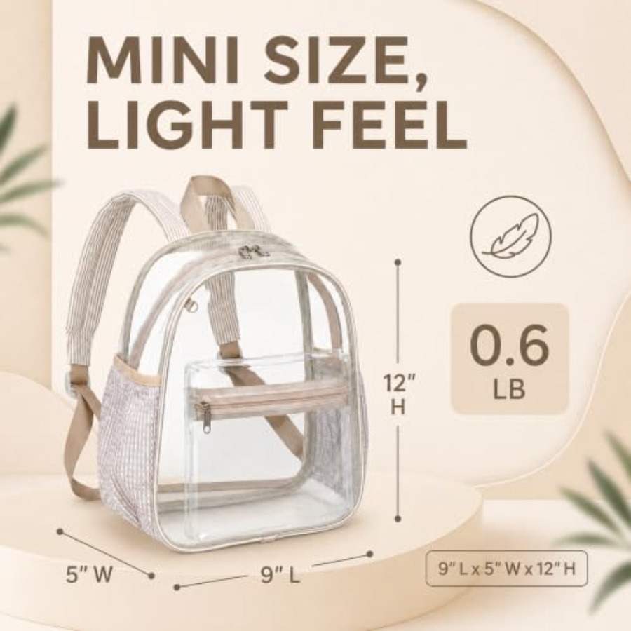 Mini Clear Backpack for Stadiu - Event & Party Supply review and price