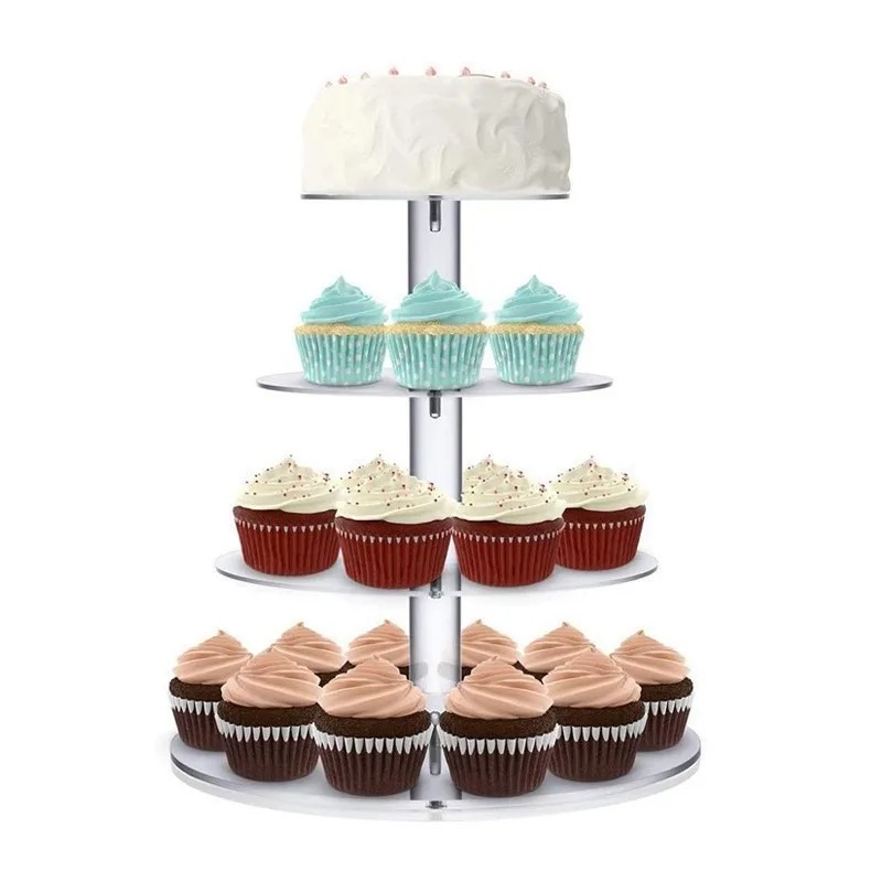 Clear Acrylic 3-5 Tier Cupcake - Cupcake Stand Tier review and price