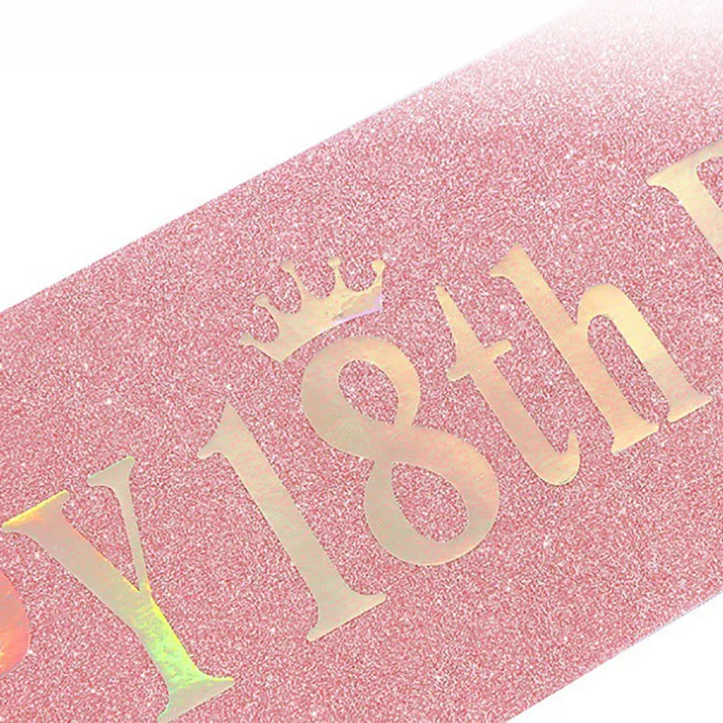 Happy 10th 13th 16th 21st 30th - Birthday Sash Glitter review and price