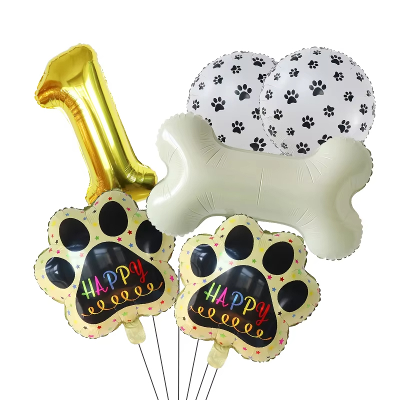 Gold WOOF Balloons, Dog Birthd - Let'S Party Event Supply review and price