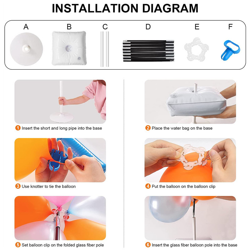 Balloon Stand Holder Balloon A - Balloon Arch Kit review and price