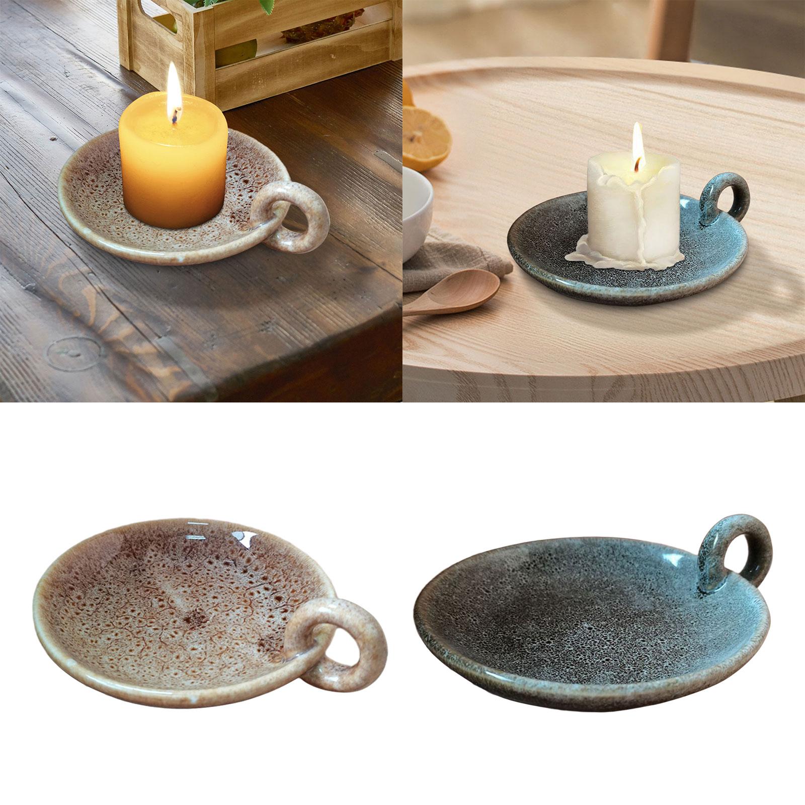 Ceramic Candle Plate with Hand - Centerpiece Stick review and price