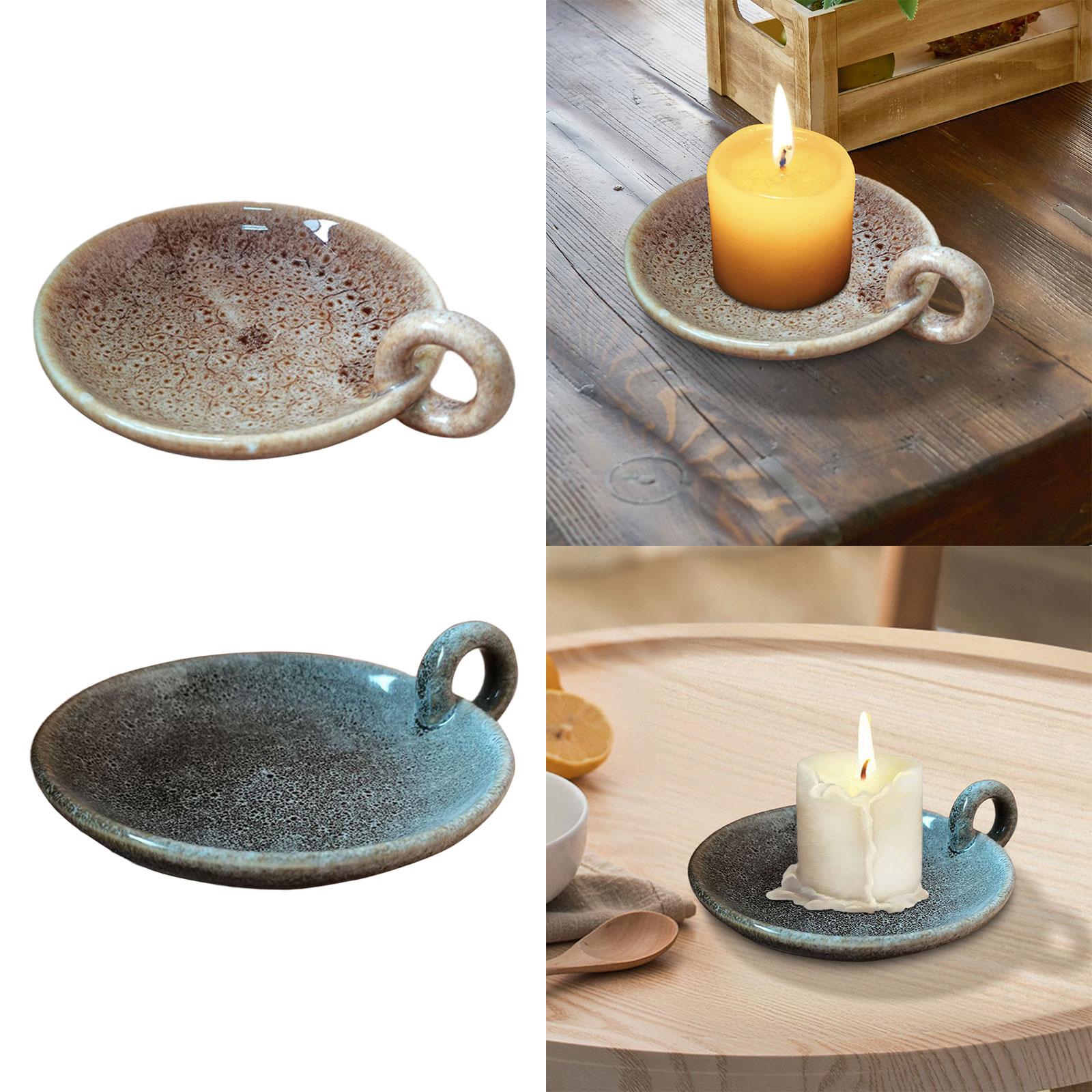 Ceramic Candle Plate with Hand - Centerpiece Stick review and price