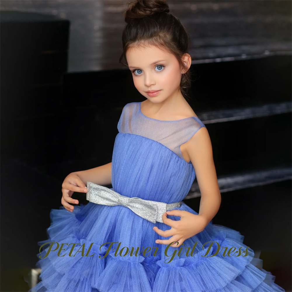 Petal Blue Sleeveless Children - Birthday Sash Glitter review and price
