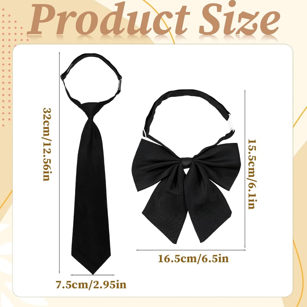 Black Bow Ties for Women, Larg - Event & Party Supply review and price