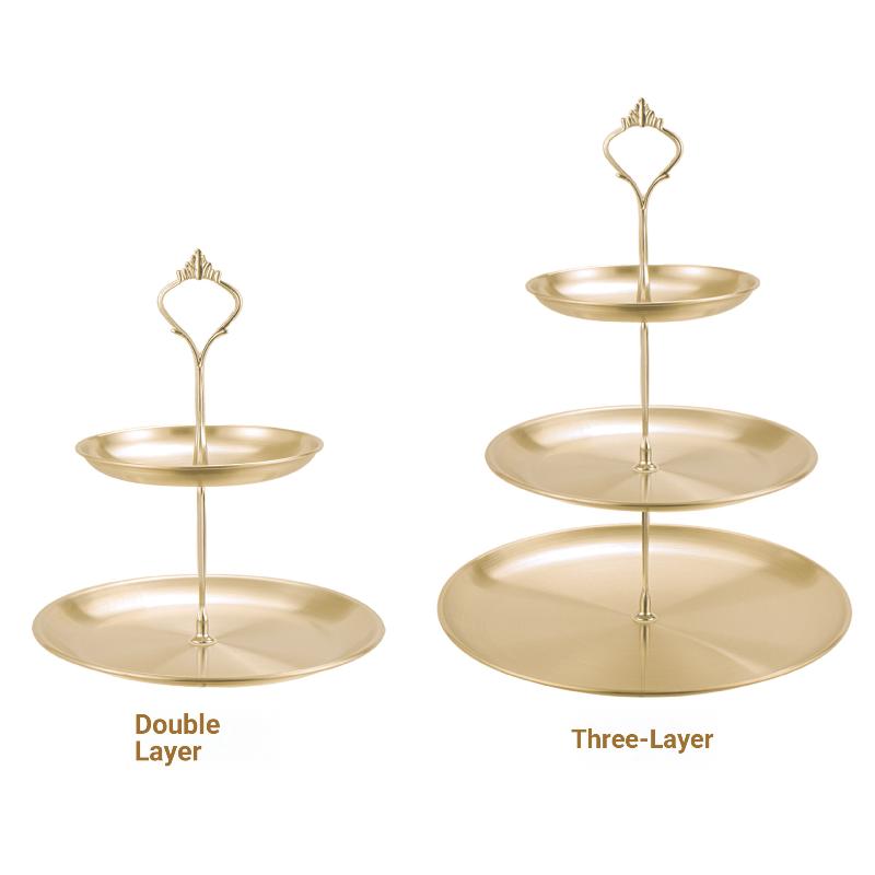 【CPI】Gold Silver 2/3-Tier Cake - Cupcake Stand Tier review and price