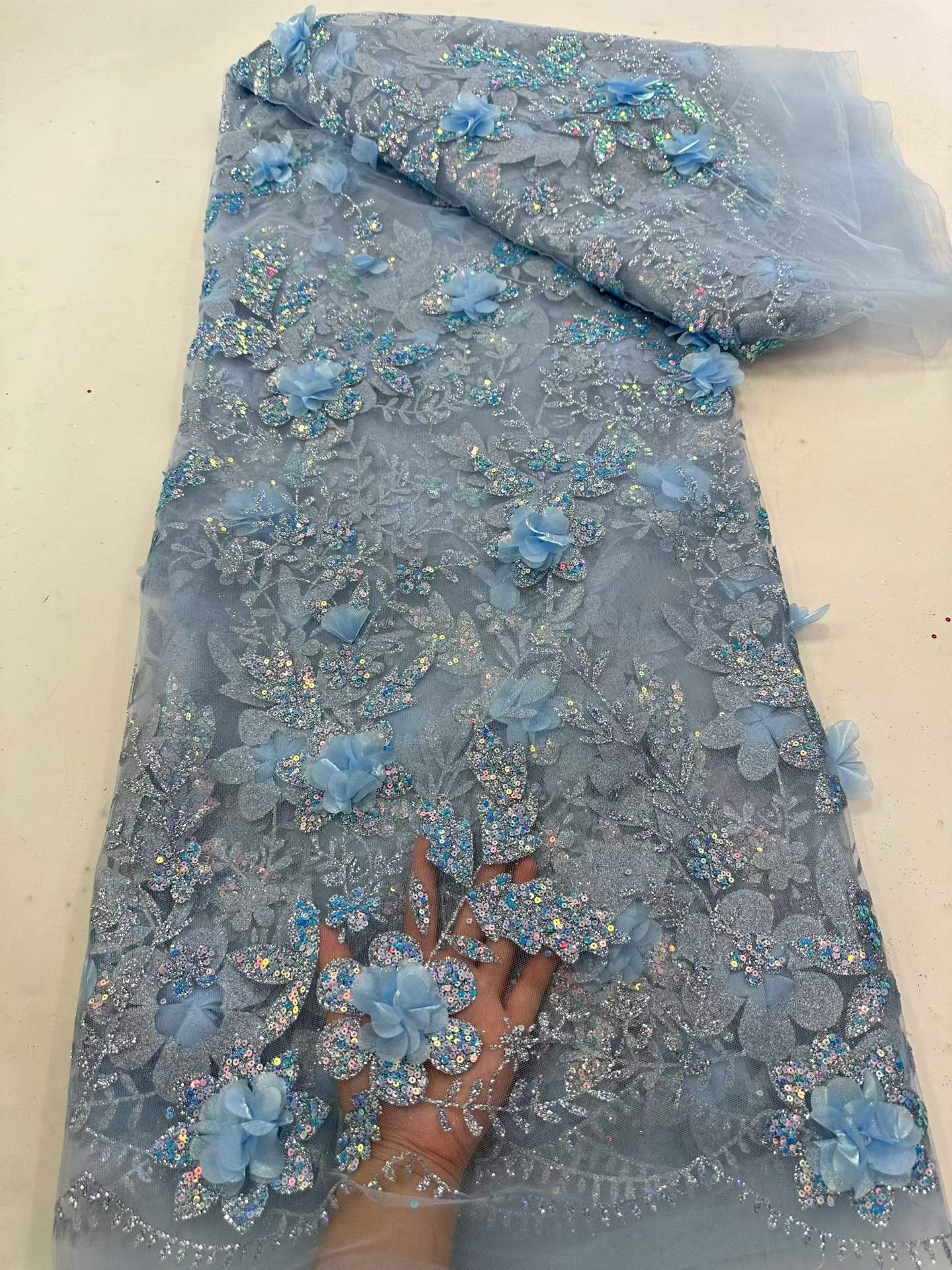 African Lace Fabric Embroidere - Glitter Tablecloth review and price