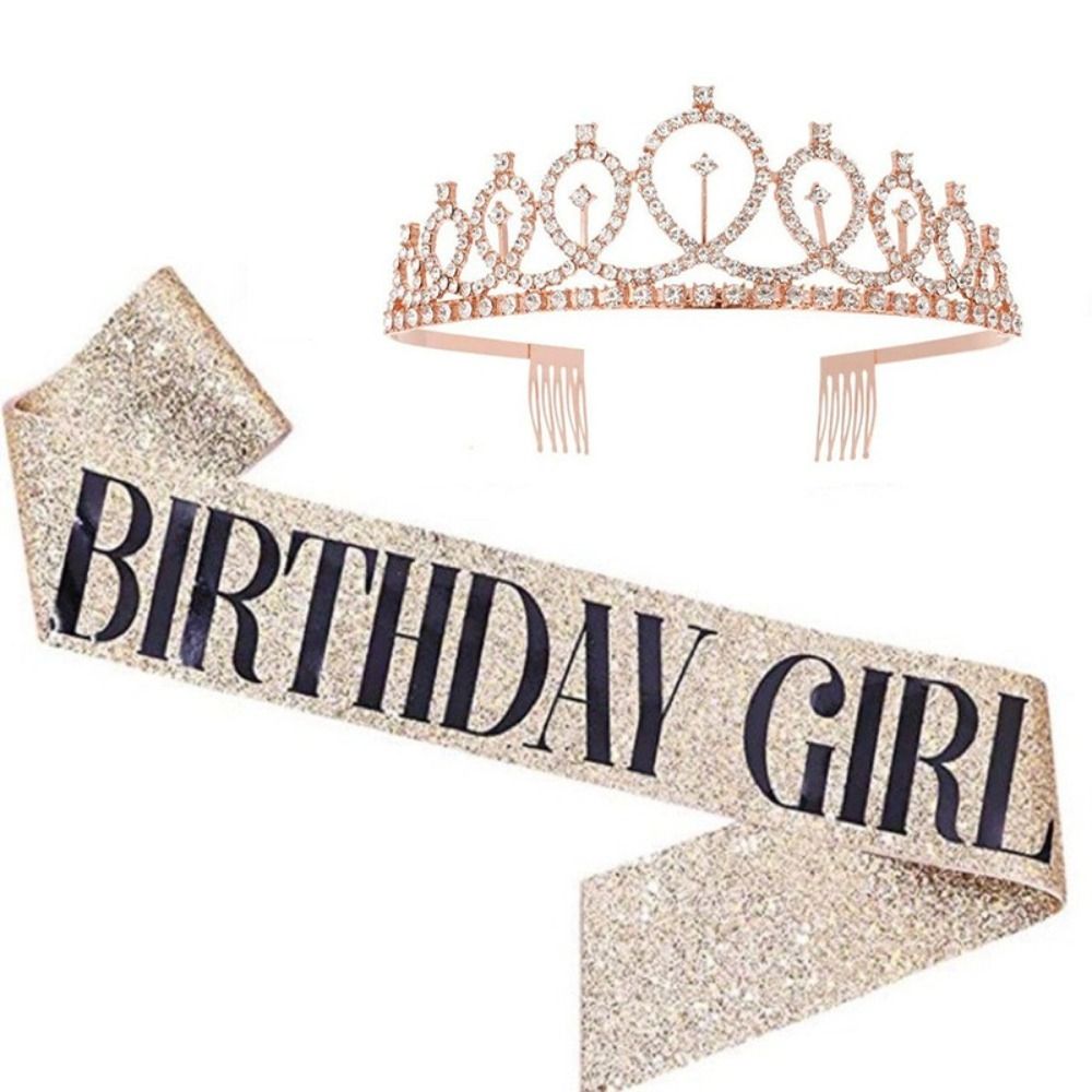 2Pcs/Set New Glitter Birthday  - Birthday Sash Glitter review and price