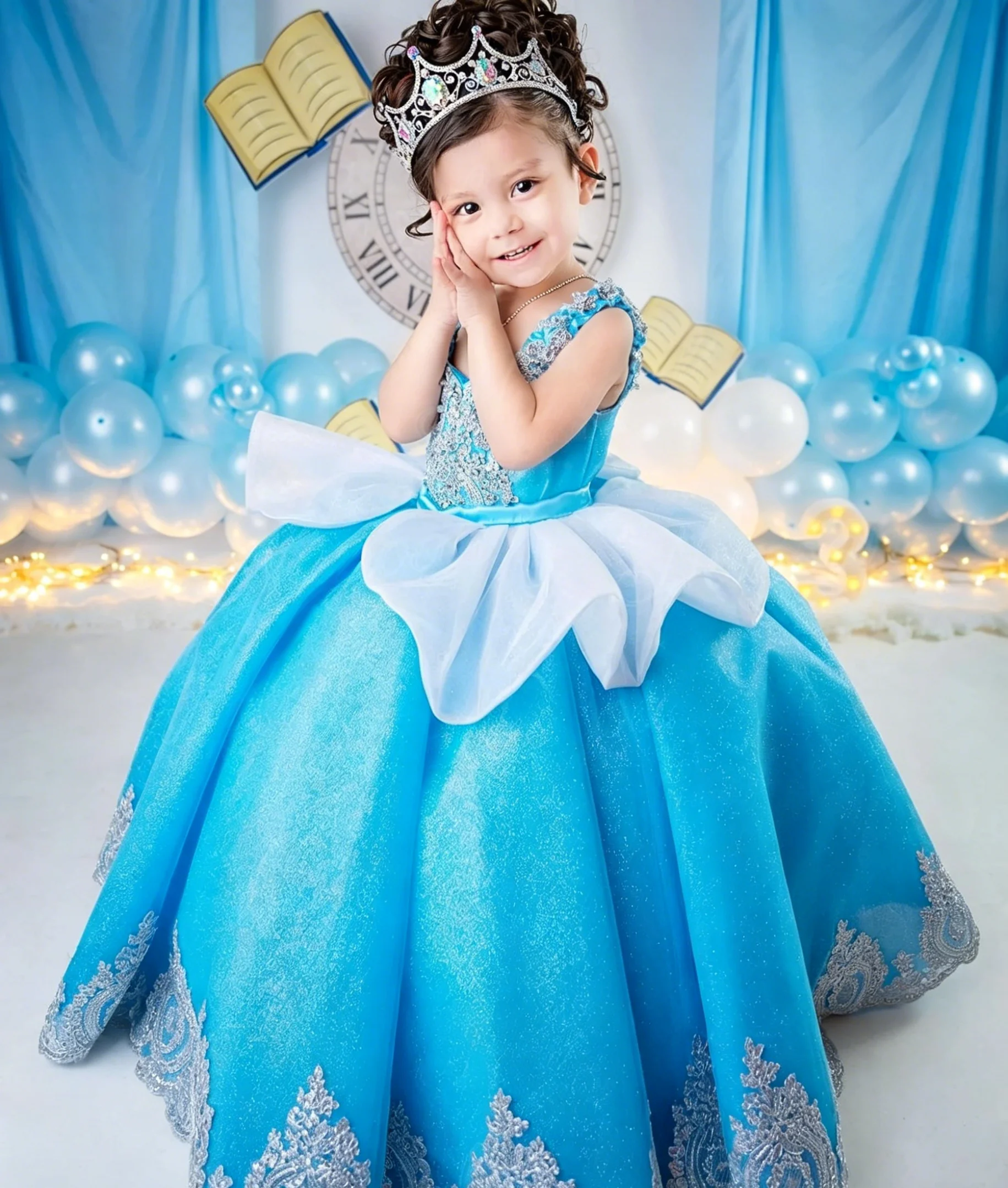 Custom Luxury Dress FlowerGirl - Birthday Sash Glitter review and price