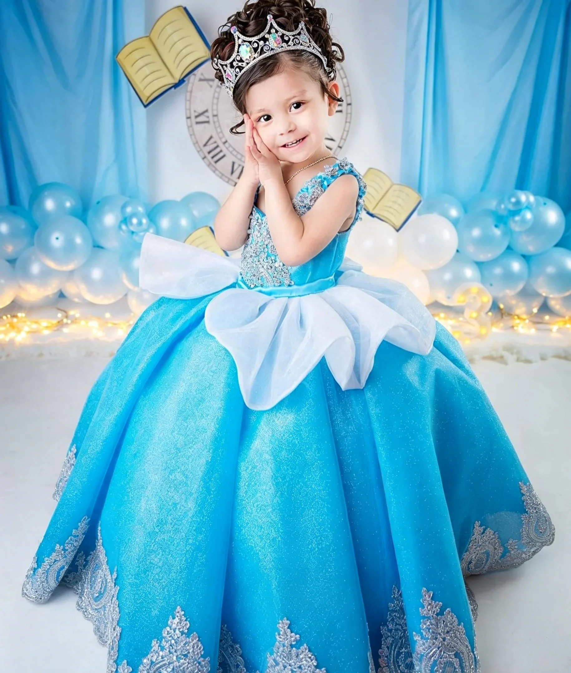 Custom Luxury Dress FlowerGirl - Birthday Sash Glitter review and price