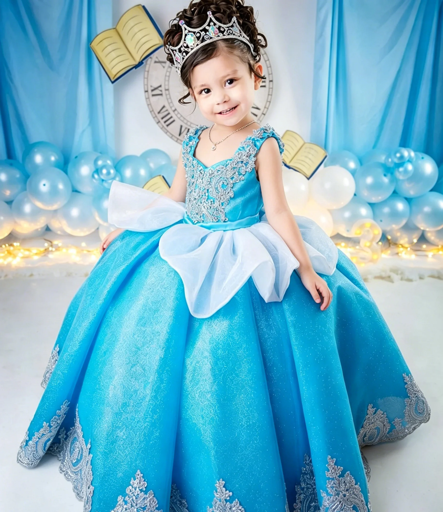 Custom Luxury Dress FlowerGirl - Birthday Sash Glitter review and price
