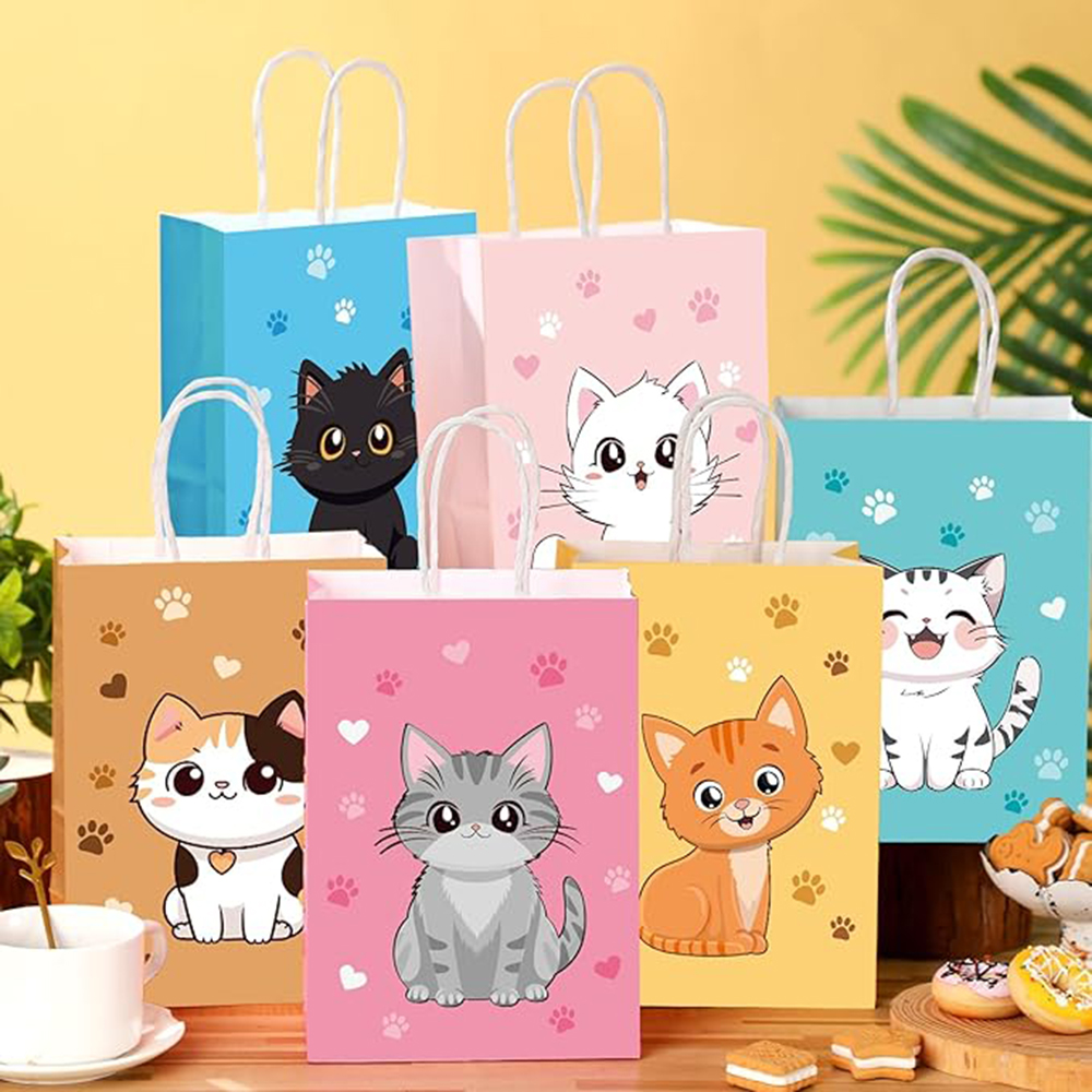 6-48Pcs Colorful Cartoon Cat P - Event Party Shop review and price