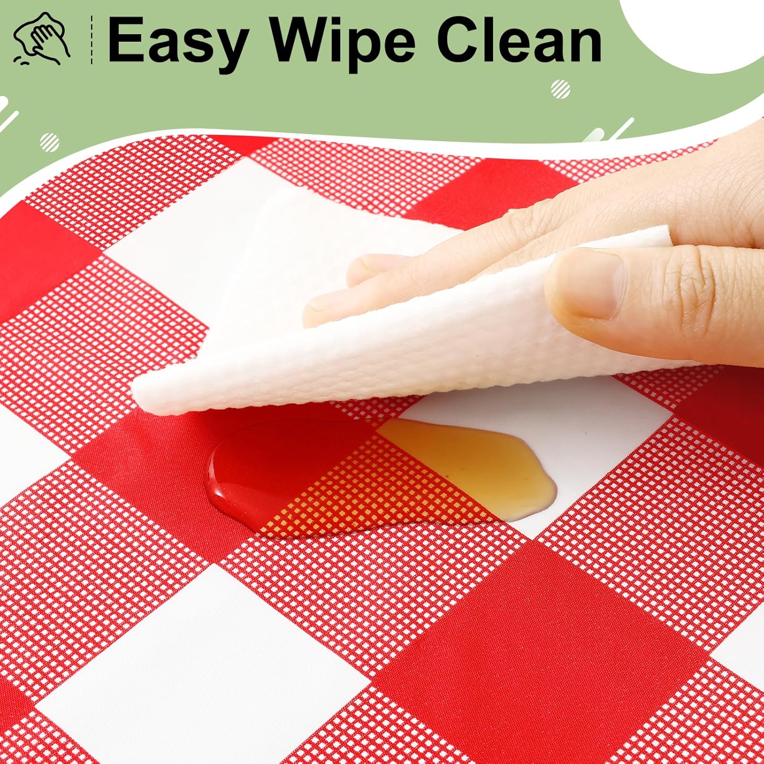 Rectangular Red White Checkere - Table Cloth Disposable review and price