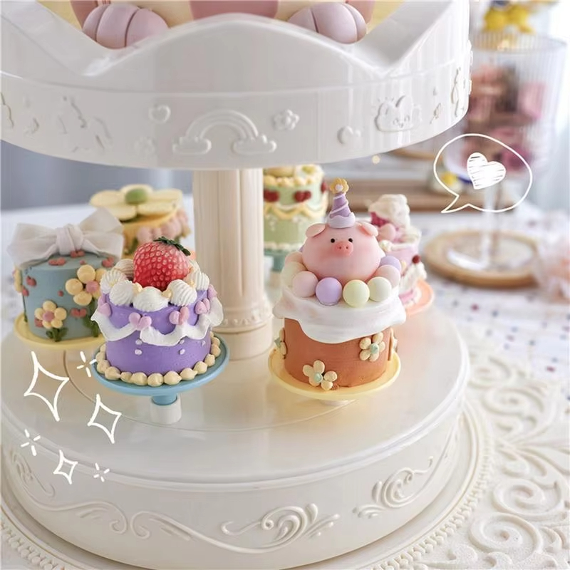 2-tier Automatic Rotating Cake - Cupcake Stand Tier review and price