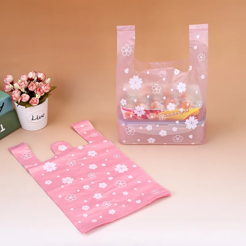 100Pcs/bag Pink Sakura Vest Ba - Event Party Shop review and price