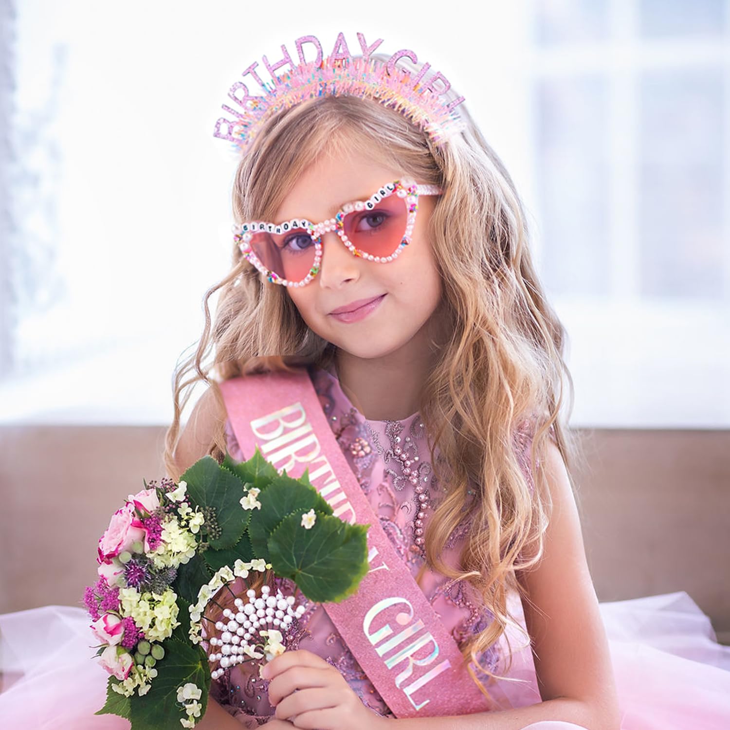 Birthday Girl Headband Sash Su - Birthday Sash Glitter review and price