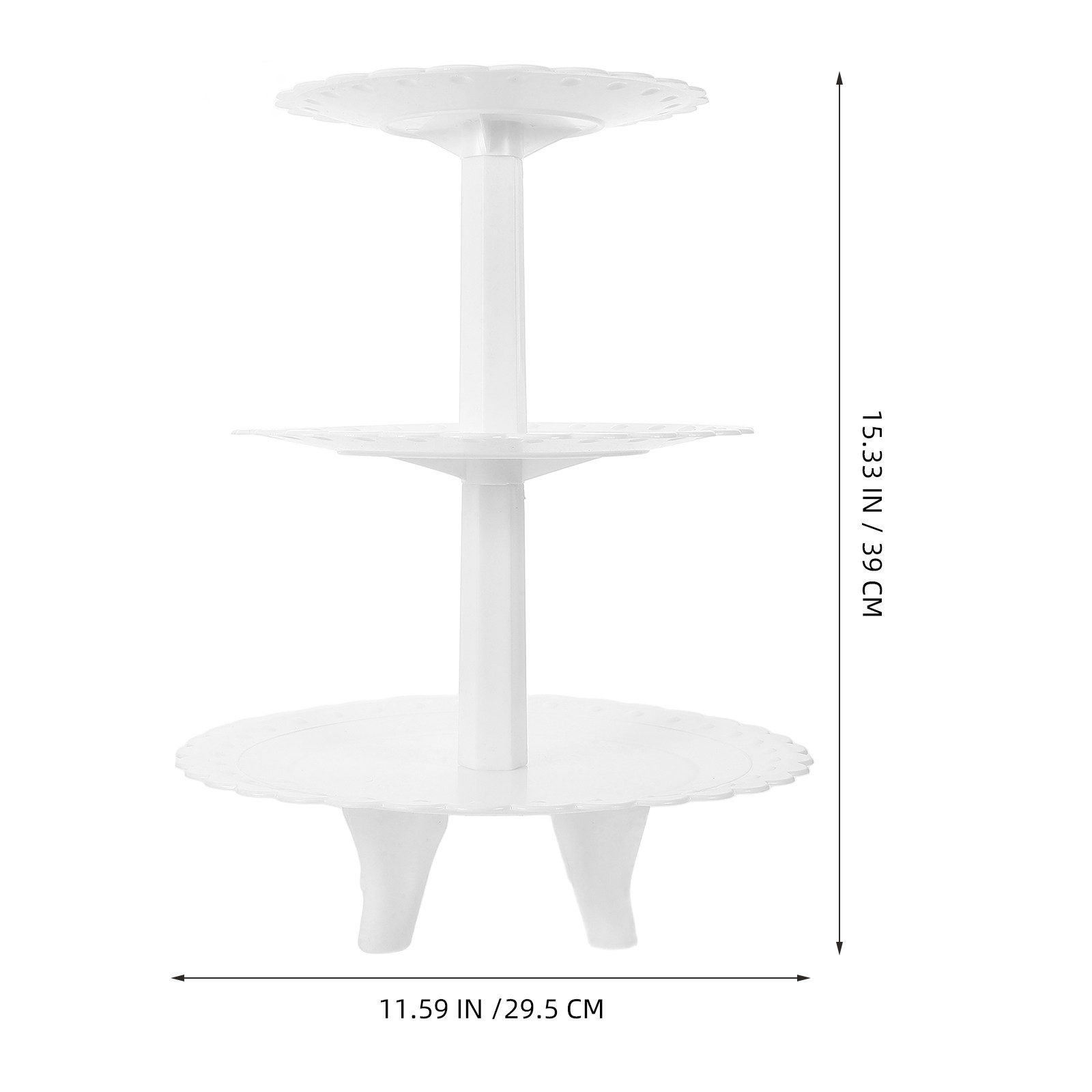 Three-Tier Plastic Cake Stand  - Cupcake Stand Tier review and price