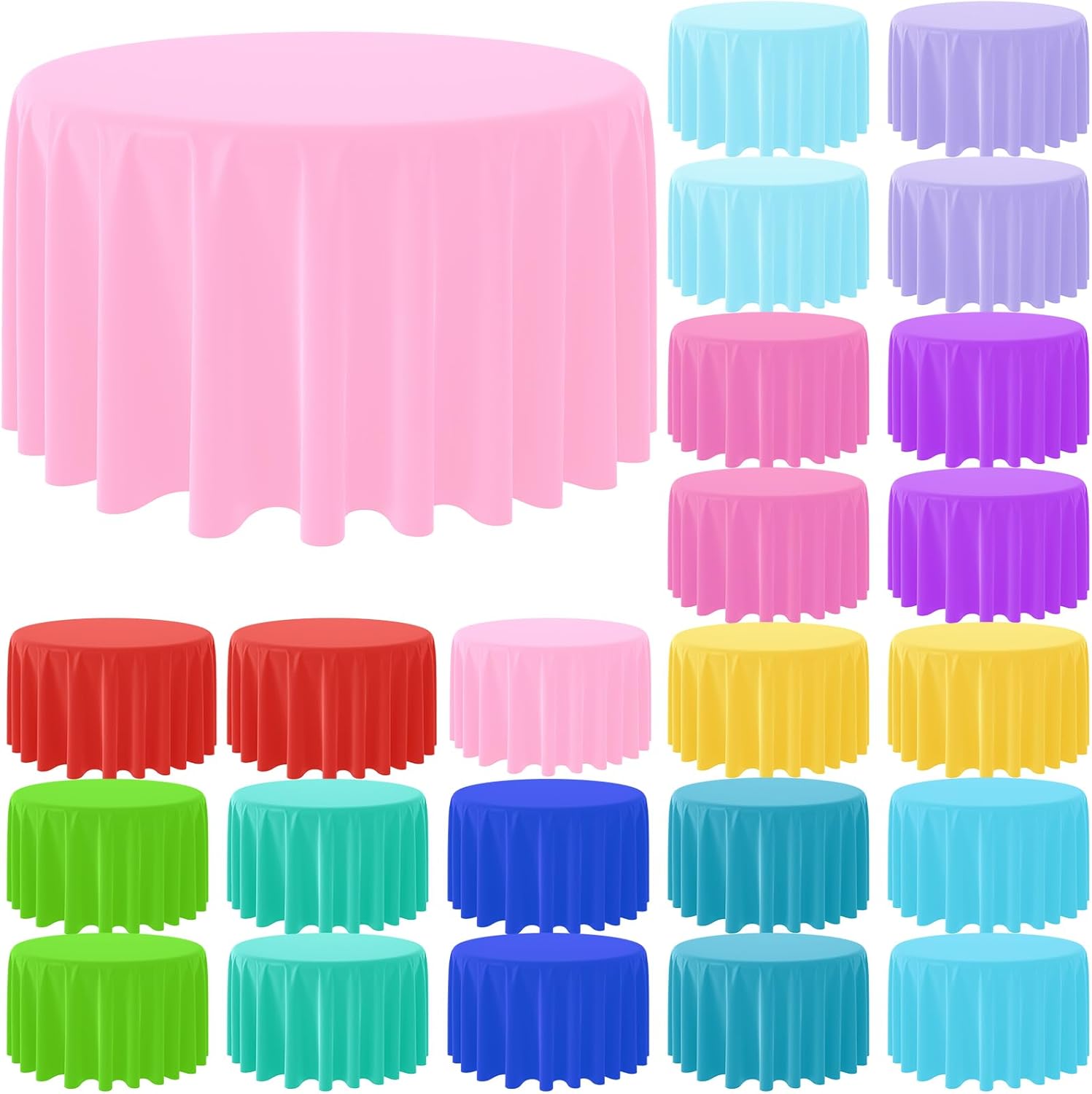 Disposable Round Solid Color T - Table Cloth Disposable review and price
