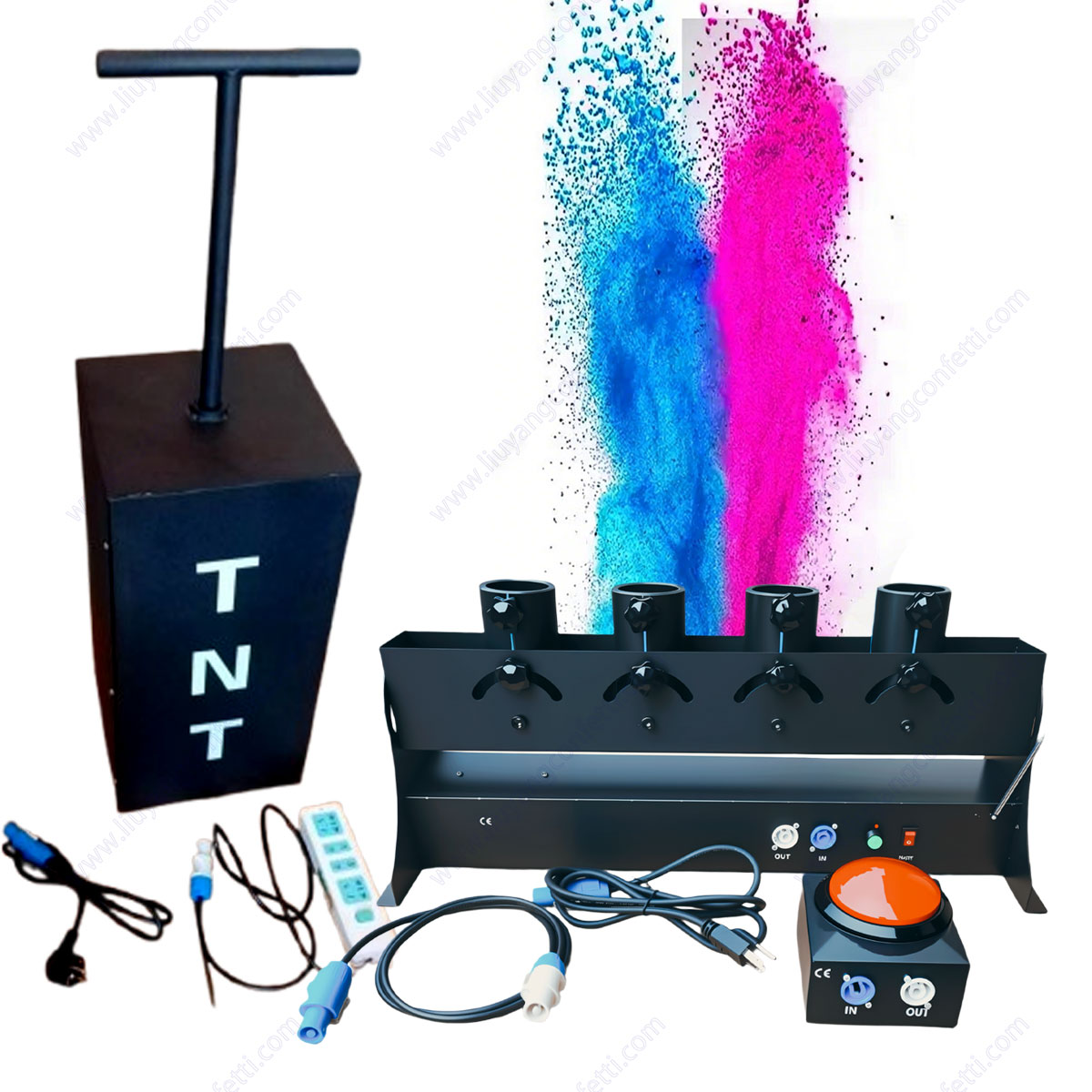 Electronic Spray Confetti Powd - Confetti Cannon Tube review and price