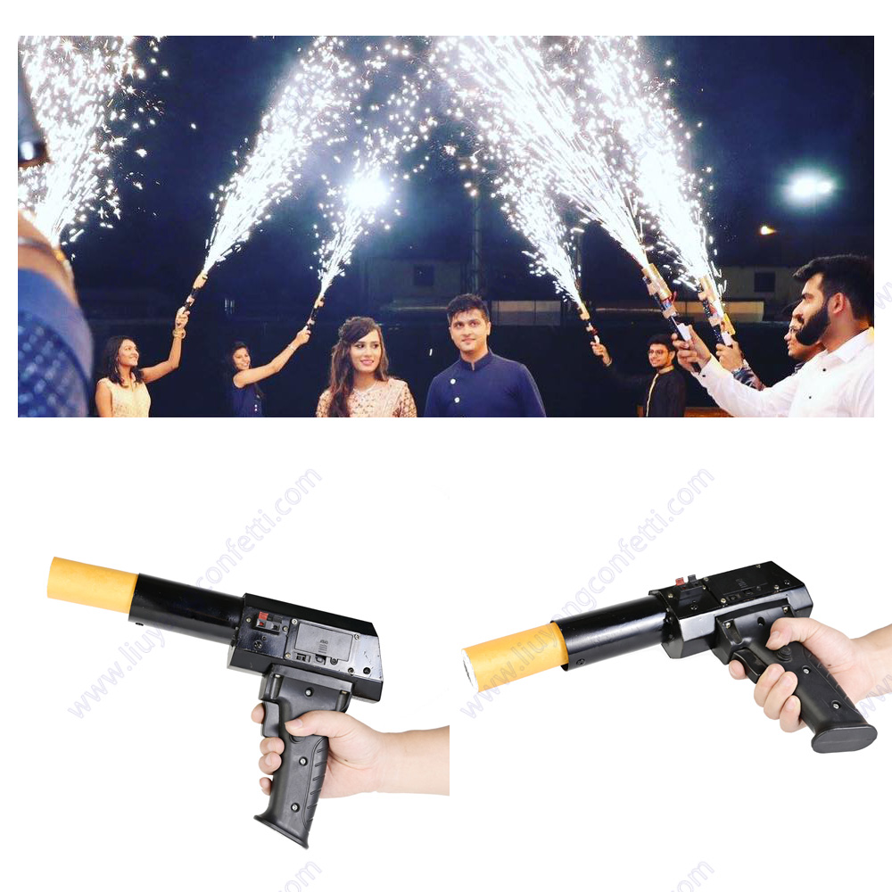 Cold Pyro Gun Hand Held Shoote - Confetti Cannon Tube review and price