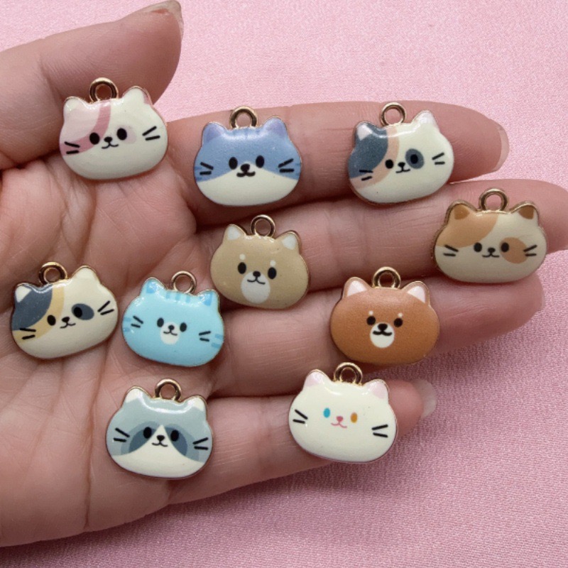 12pcs Printed Cat Head Alloy D - Event Party review and price