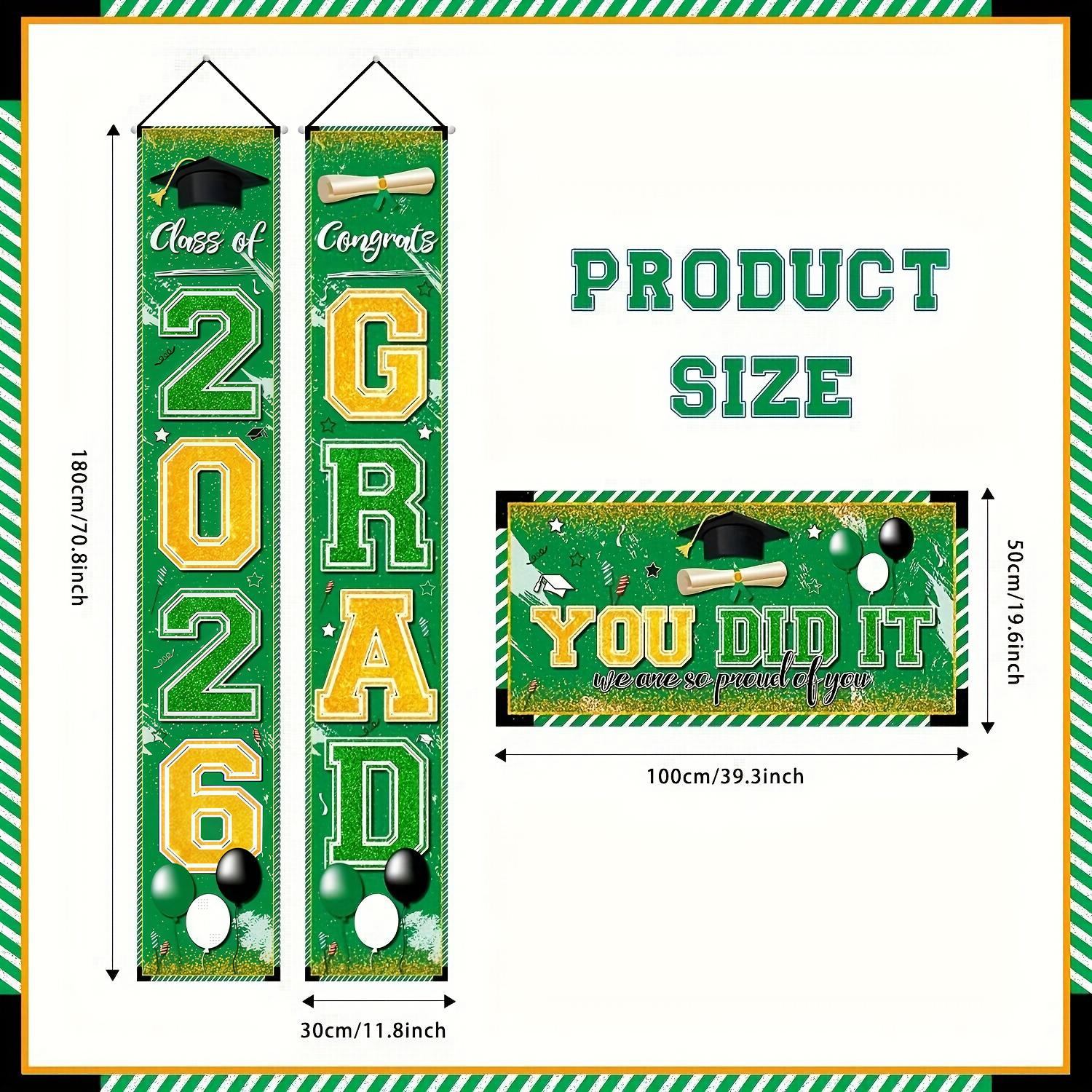 Congrat Class of 2026 Graduati - Party Banner Gold review and price