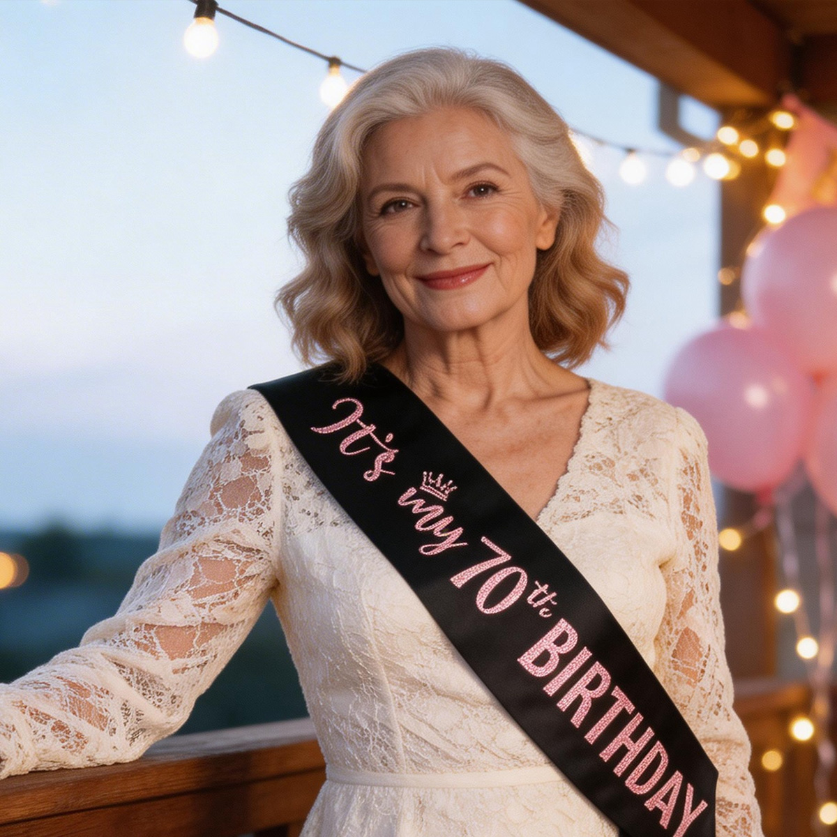 Premium Black It's My 70th Bir - Birthday Sash Glitter review and price