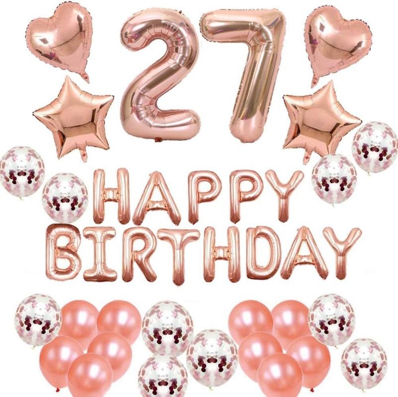 Rose Gold Happy Birthday Banne - Party Banner Gold review and price