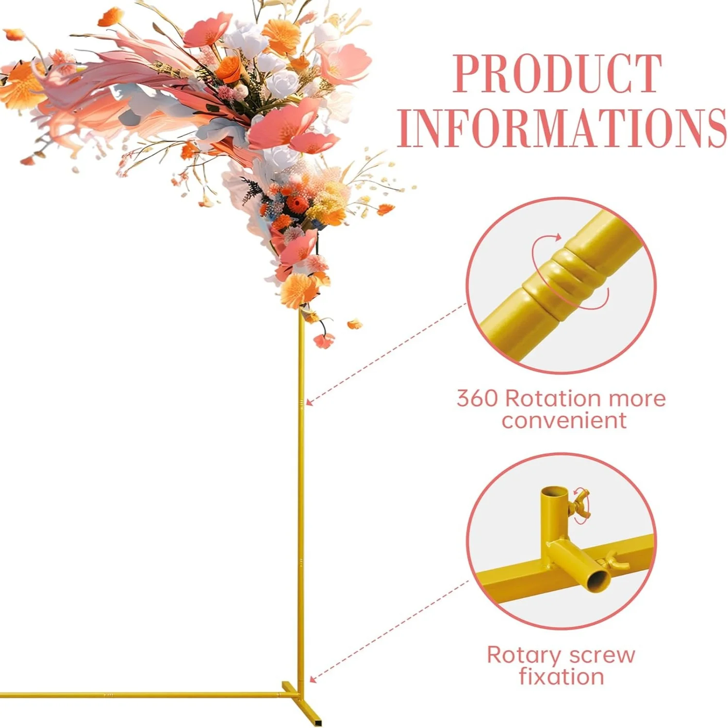 Gold Wedding Arches Square Bac - Balloon Arch Kit review and price